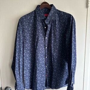 ISAIA Foloral Oxford Casual Shirt